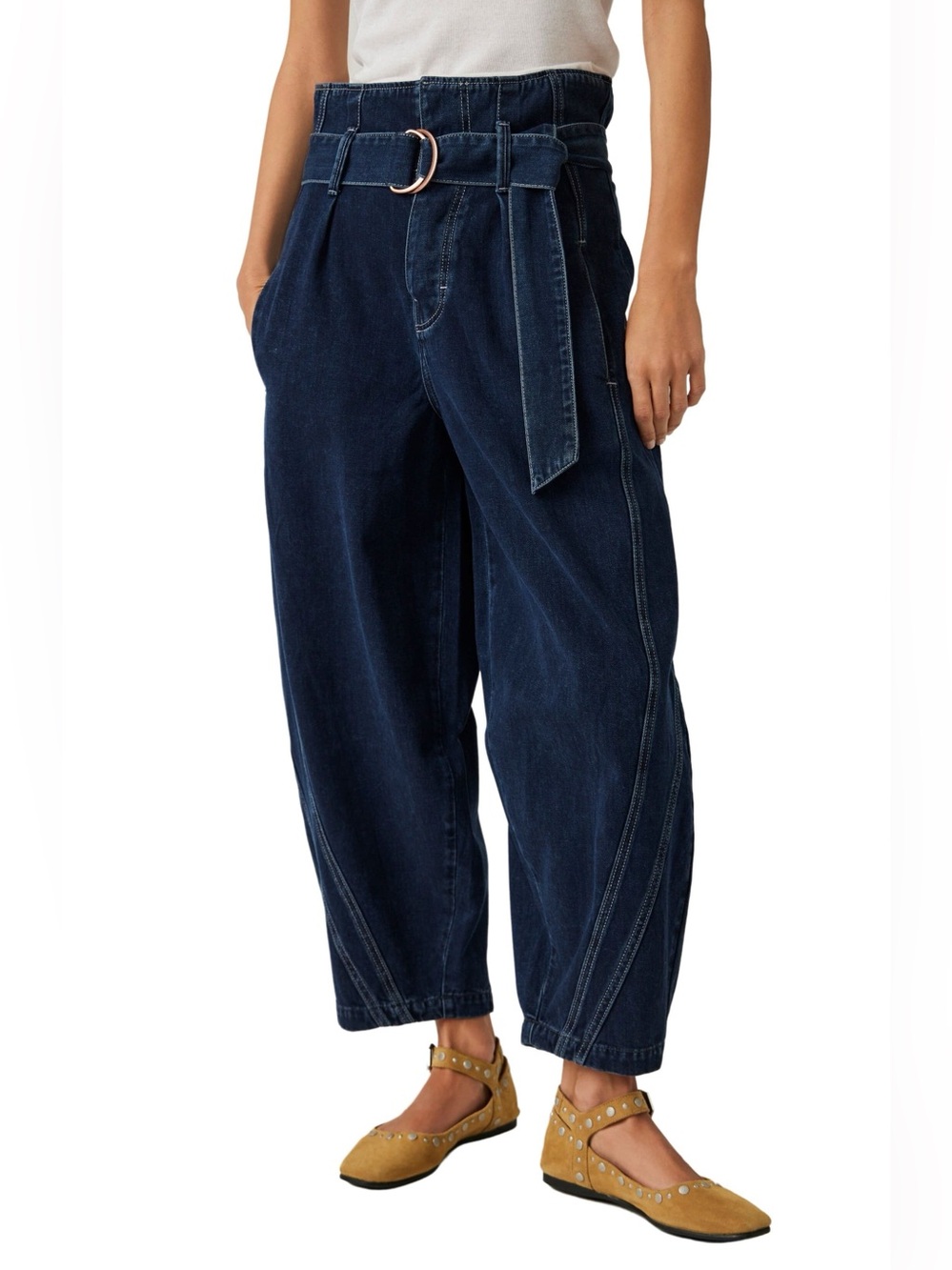 We The Free The Amsterdam High-Rise Barrel Jeans